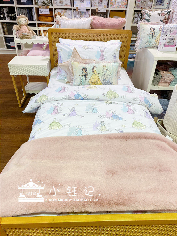 小钰记澳洲adairs儿童床品被套+枕 白雪公主贝儿睡美人公主现货