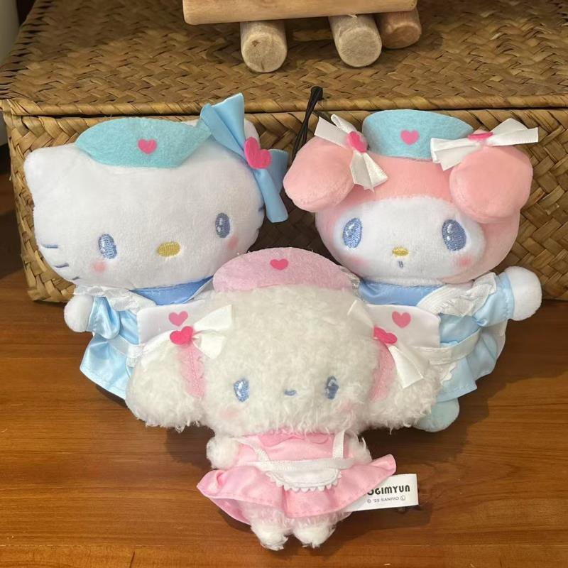护士装扮挂件hellokitty美乐蒂kt小麦云可爱书包包小挂件毛绒公仔
