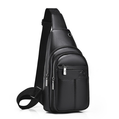 胸包软皮感休闲单肩斜挎包