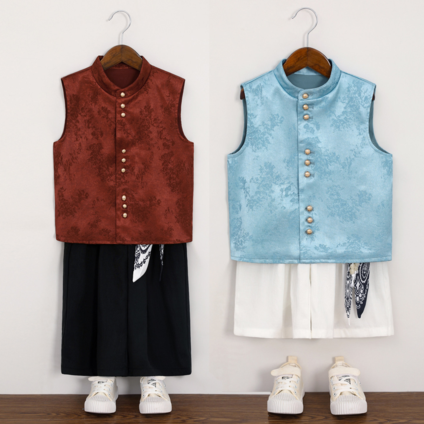 男童夏季新中式国风礼服套装汉服