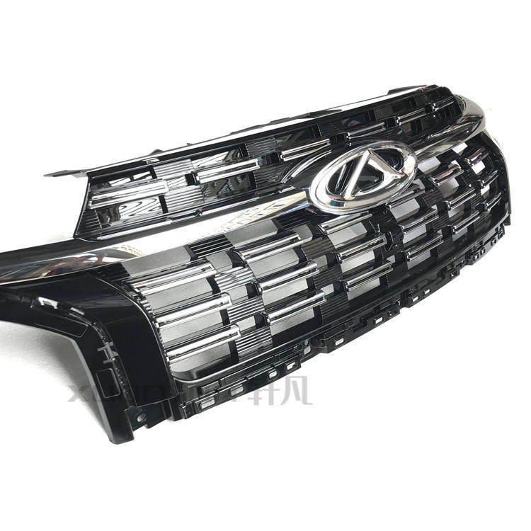 기존 CHERY 19 TIGGO 8 그릴 어셈블리 전면 그릴 장식 그릴 그릴 밝은 프레임 어셈블리