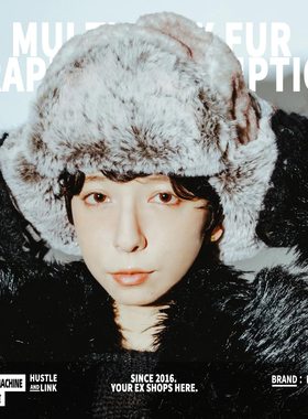 無人售貨Kangol MulitFauxFurTrapper冬季多用途保暖仿毛皮护耳帽