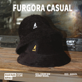 Kangol Furgora Casual美潮街头袋鼠兔毛圆顶男女绒帽渔夫帽盆帽