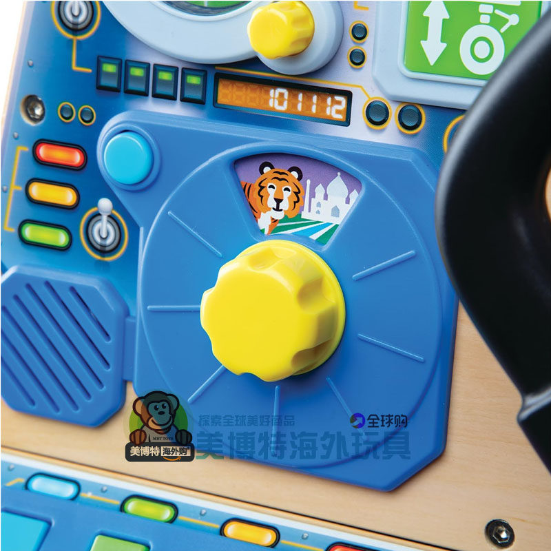 Melissa  Doug 美国正品新款飞行员互动仪表盘桌面游戏飞机驾驶舱