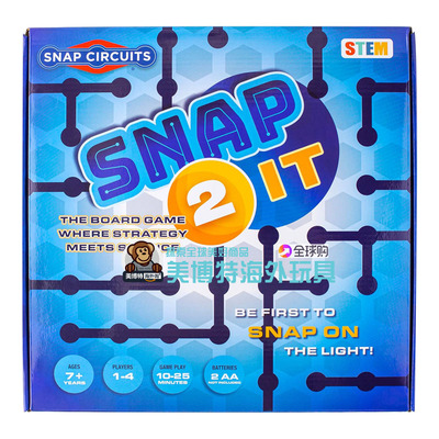 Snap Circuits SNAP 2 IT 美国正品 棋盘游戏 家庭之夜