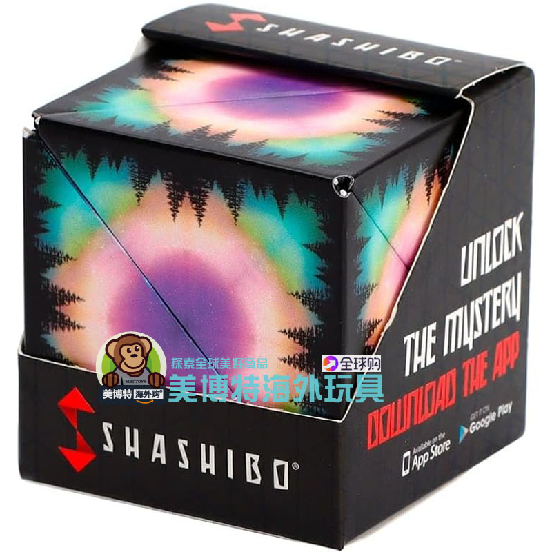 Shashibo 美国正品 2026百变魔方纸盒盲盒解压玩具感官益智STEM