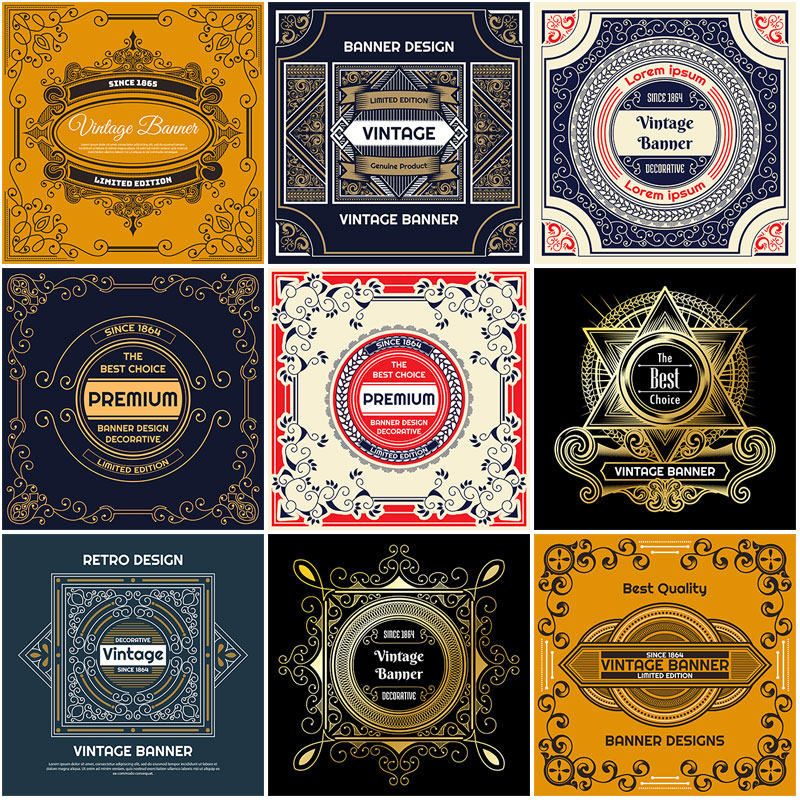 古典巴洛克欧式花纹边纹徽标logo纹饰平面设计素材EPS矢量源文件在类目 商务/设计服务, 设计服务, 其它设计服务中 - 来自Buy2taobao.com提供专业的淘宝代购服务