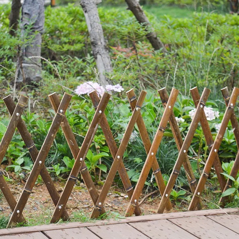 美丽乡村花园菜园户外竹篱笆围栏
