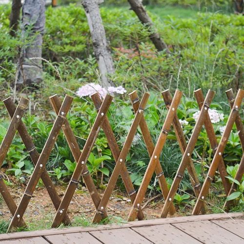 美丽乡村花园菜园户外竹篱笆围栏