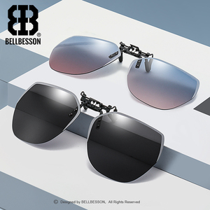 墨镜夹片男近视眼镜夹片式偏光太阳镜女开车超轻日夜两用驾驶夜视