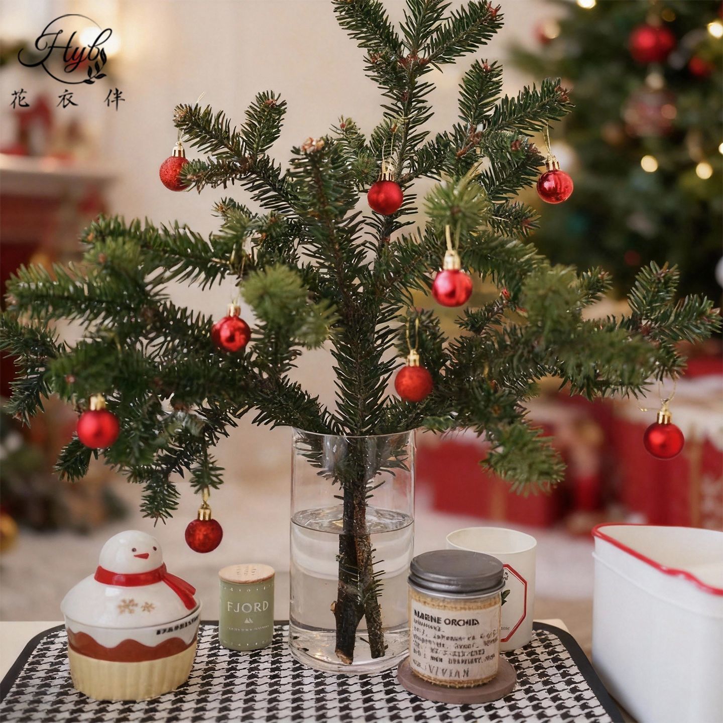 进口诺贝松鲜切枝圣诞节圣诞树