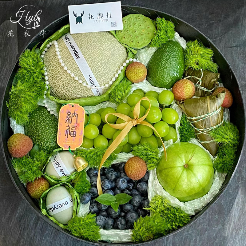 新时尚法式果礼水果盒diy