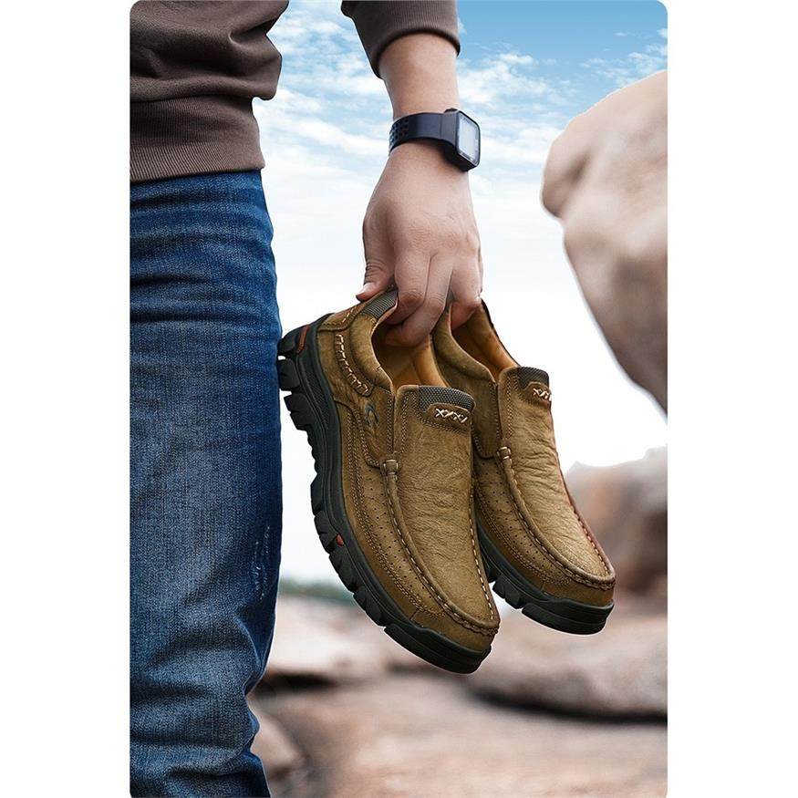 秋季德国骆驼动感套脚休闲皮鞋男运动风头层牛皮舒适透气真皮单鞋,流行男鞋,休闲皮鞋,淘宝优惠券,粉丝福利购,淘宝优惠卷