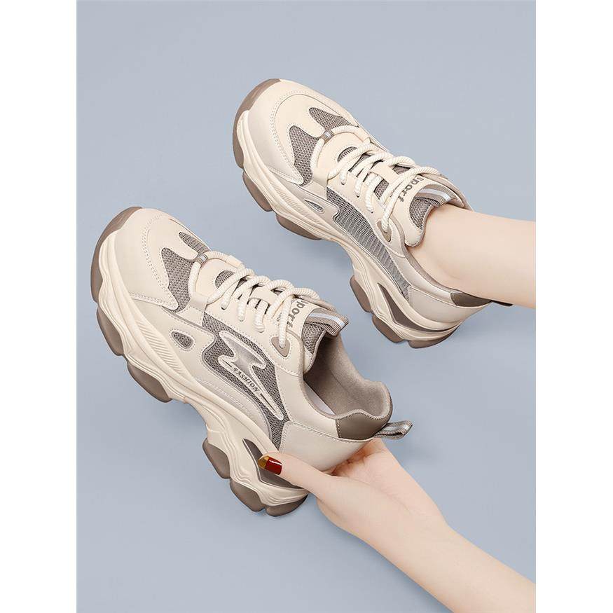 厚底老爹鞋女网面2025春季新款旅游鞋轻便透气休闲鞋显脚小运动鞋,女鞋,老爹鞋,淘宝优惠券,粉丝福利购,淘宝优惠卷