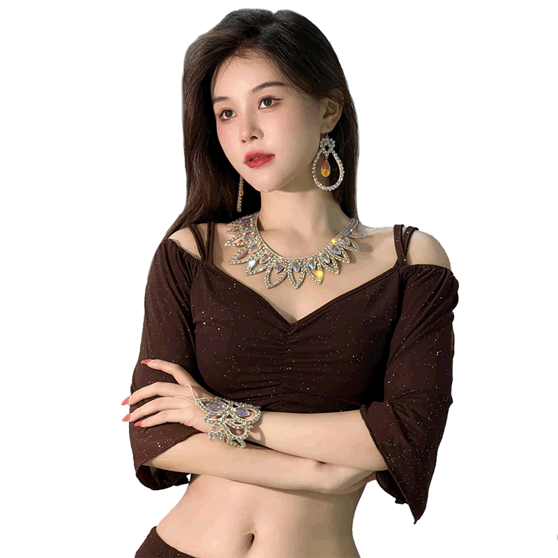舞娘手工烫钻防过敏彩钻