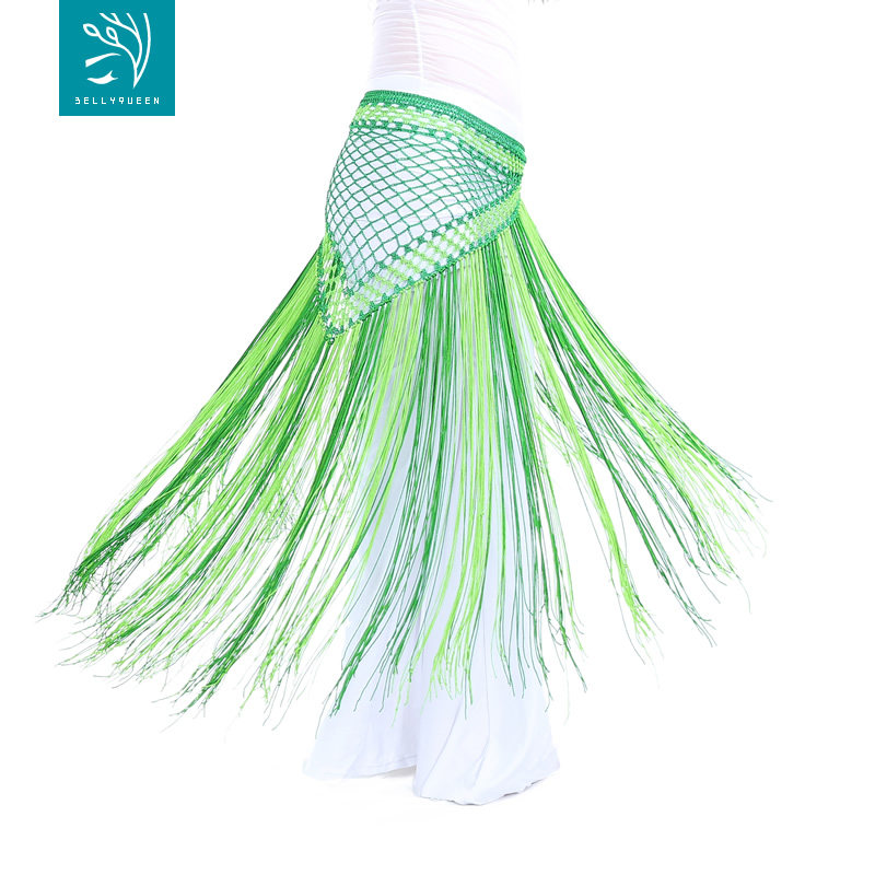 舞娘 双色阿根廷臀巾 肚皮舞服装套装臀巾腰巾腰带 新款流苏腰链