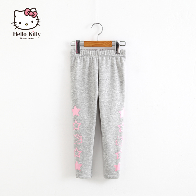 Pantalon fille HELLO KITTY K762195 en flanelle - Ref 2060464 Image 4