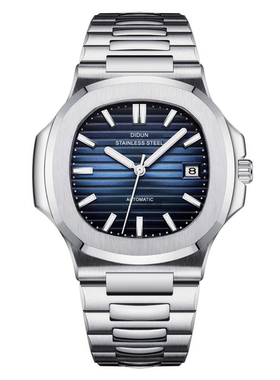 新款鹦鹉螺男士手表全自动机械表防水夜光商务休闲高档腕表DD8215