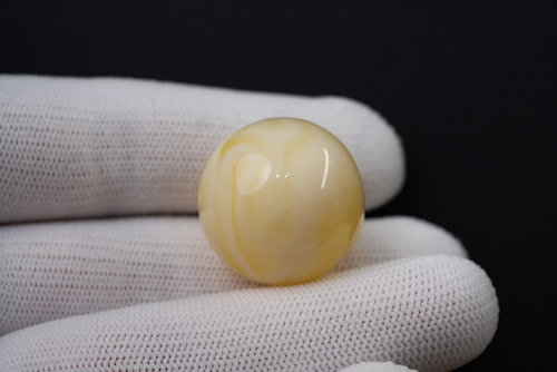 二代合成蜜蜡圆珠单珠散珠金刚菩提配珠佛珠手串手链项链DIY配饰