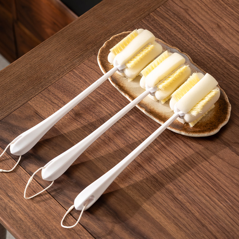 杯刷洗杯子清洁神器刷水杯清洁长柄洗奶瓶刷无死角去茶渍海绵刷子