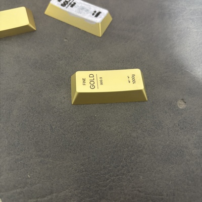 金条金砖回车键个性键帽