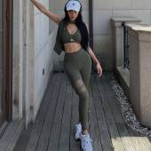 Akiyo studio欧美运动内衣女春夏新品 挂脖扣性感防震聚拢跑步健身