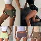 studio瑜伽运动健身短裤 跑步速干高腰热裤 欧美裤 akiyo 子运动裤