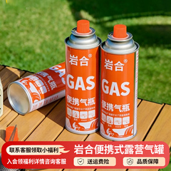 岩合卡式炉气罐卡磁炉 便携式丁烷气GAS户外液化燃气瓦斯小煤气瓶