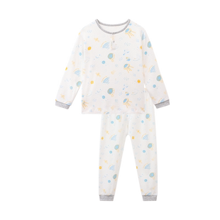 【5A抗菌】丽婴房儿童内衣套装男童女童睡衣空调服套装