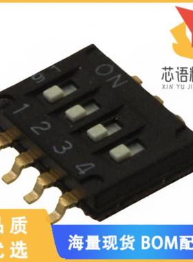全新A6H4102PM原装(SWITCH SLIDE DIP SPST 25MA 24V)正品
