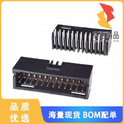 全新6-103166-0原装(CONN HEADER R/A 24POS 2.54MM)正品