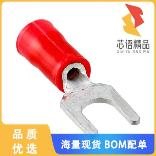 全新2-165008-1原装(CONN SPADE TERM 16-22AWG M4 R