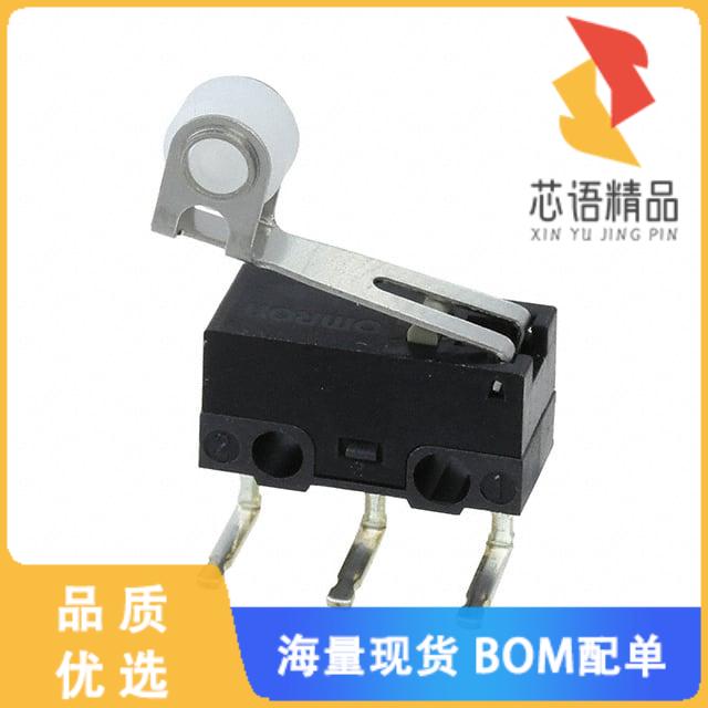 全新D2F-01FL2-A原装(SWITCH SNAP ACT SPDT 100MA 3