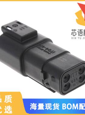 全新IT04-4P-006-N原装(4-WAY RECEP NON- KEY BLACK