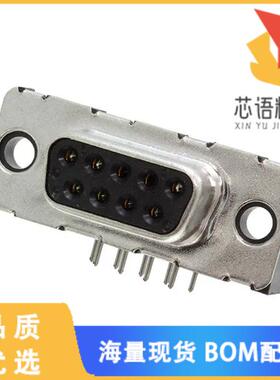 全新D09S33E4PA00LF原装(CONN D-SUB RCPT 9POS R/A