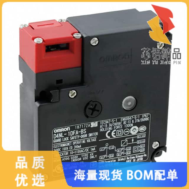 全新D4NL-1DFA-BS原装(SWITCH SAFETY DPST-NC 3A 24