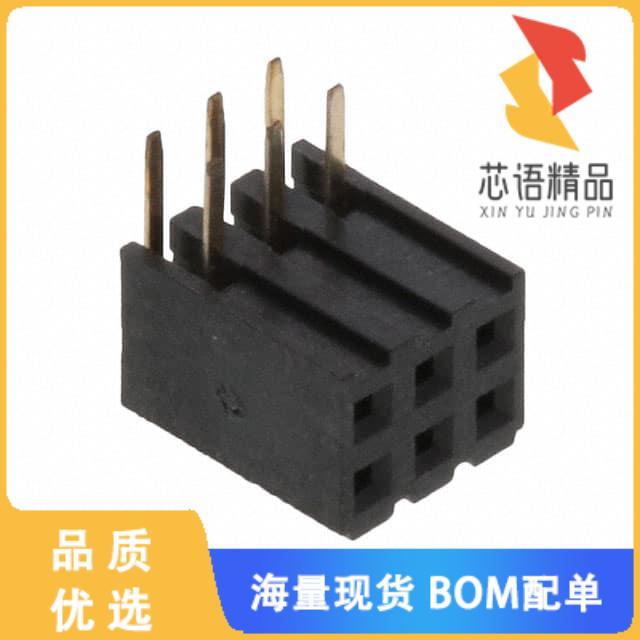 全新2RS2R-06-G原装(RECEPTACLE STRIP 6P 2.0MM PIT