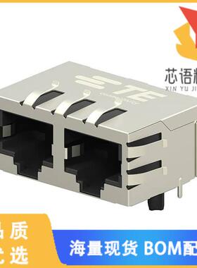 全新5-2301996-4原装(CONN JACK 2PORT 1000 BASE-T