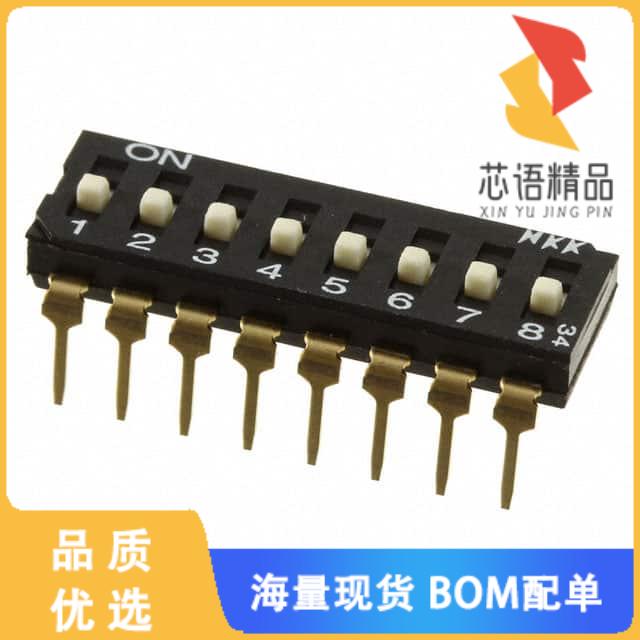 全新JS0108AP4原装(SWITCH SLIDE DIP SPST 25MA 24V)正品