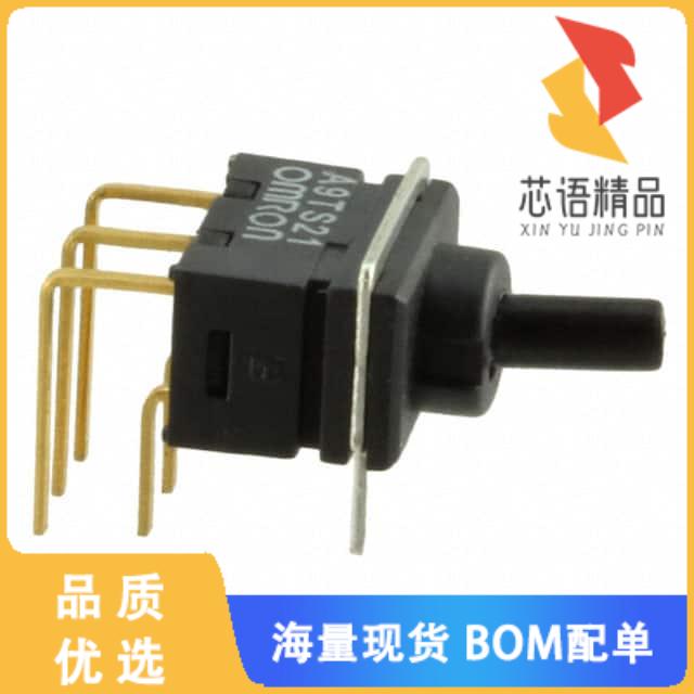 全新A9TS21-0012原装(SWITCH TOGGLE DPDT 100MA 28V)正品