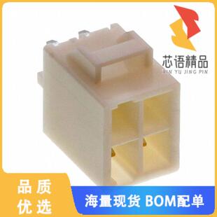 VERT 4POS HEADER CONN 全新B04P 原装