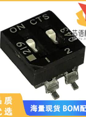 全新219-2MS原装(SWITCH SLIDE DIP SPST 100MA 20V)正品