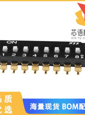 全新JS0208AP4原装(SWITCH SLIDE DIP SPST 25MA 24V)正品