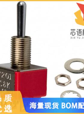 全新7201SYZBE原装(SWITCH TOGGLE DPDT 0.4VA 20V)正品
