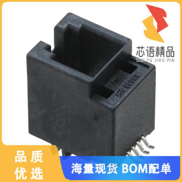 全新0955036451原装(CONN MOD JACK 4P4C VERT UNSHL