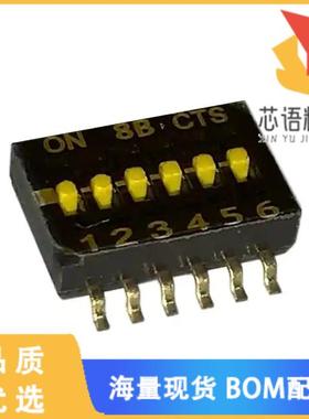 全新218-6LPST原装(SWITCH SLIDE DIP SPST 25MA 24V)正品