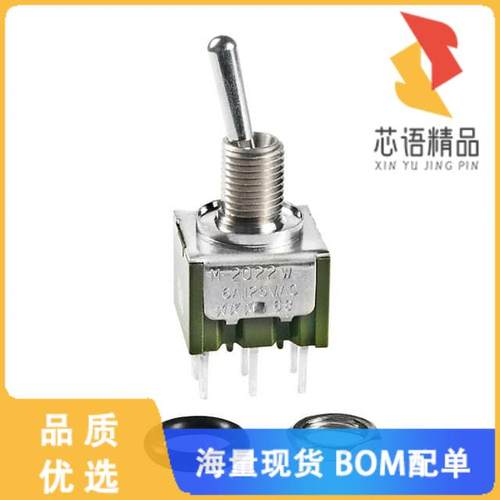 全新M2022SS1G05原装(SWITCH TOGGLE DPDT 0.4VA 28V)正品