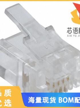 全新A-MO 6/4-SF原装(CONN MOD PLUG 6P4C UNSHIELDE