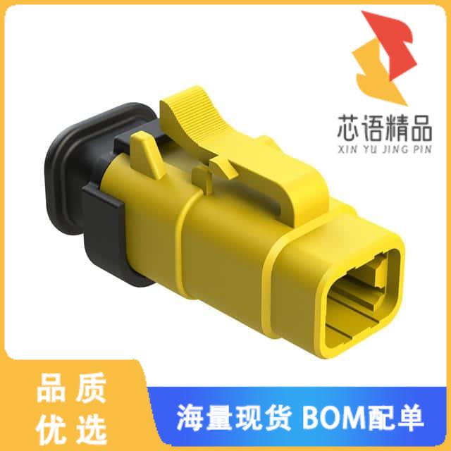 全新ATM06-4S-SR01YL原装(4 POSITION, PLUG, SOCKET