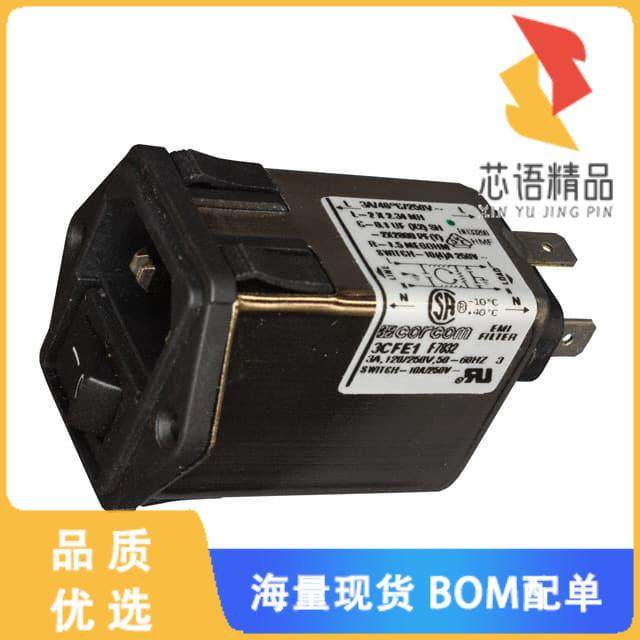 全新6609113-5原装(PWR ENT MOD RCPT IEC320-C14 PN